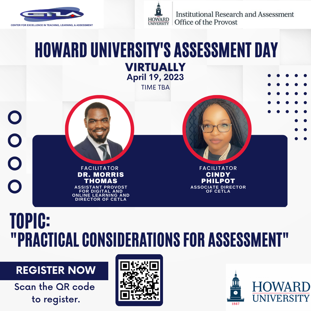 Image of "Practical Considerations for Assessment Webinar" flyer